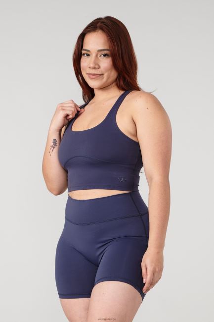 YoungLA kvinner w309 sports-bh i nivå opp klær H4N2T1001 saftig grå