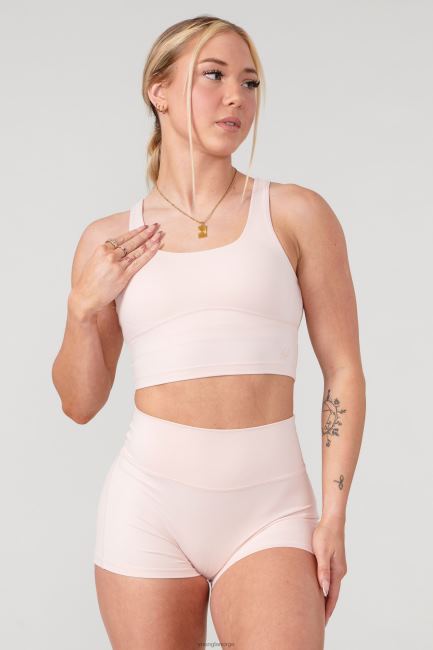 YoungLA kvinner w309 sports-bh i nivå opp klær H4N2T1002 lotus rosa