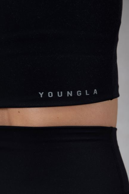 YoungLA kvinner w310 progress sports-bh klær H4N2T1013 plommetrøffel