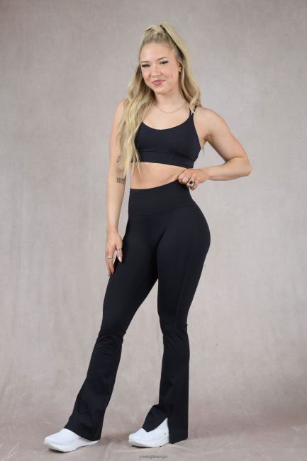 YoungLA kvinner w319 - asana sports-bh klær H4N2T1017 svart