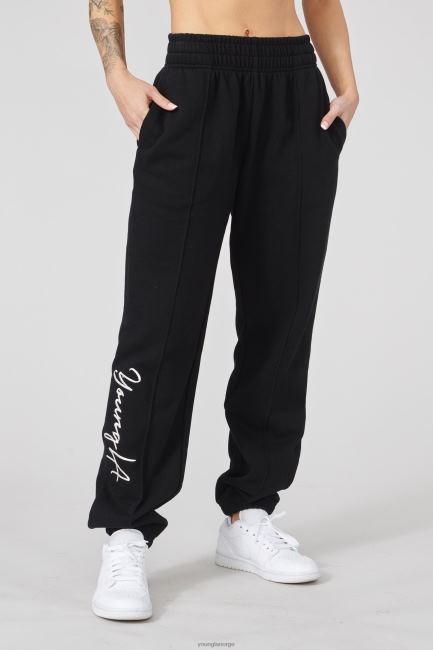 YoungLA kvinner w202 script joggers 2.0 klær H4N2T1130 brun