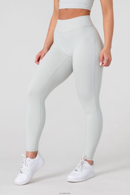 YoungLA kvinner w209 level up leggings klær H4N2T1126 glem meg ikke blå