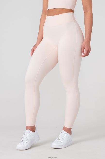 YoungLA kvinner w209 level up leggings klær H4N2T1129 svart dahlia