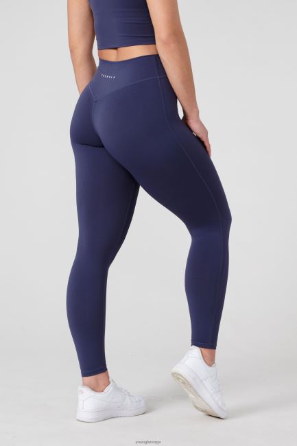 YoungLA kvinner w209 level up leggings klær H4N2T1129 svart dahlia