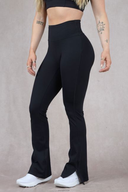 YoungLA kvinner w213 - asana flare leggings klær H4N2T1160 svart