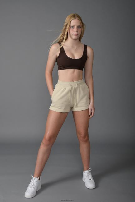 YoungLA kvinner w101 - hverdagsshorts klær H4N2T1106 støvete lilla