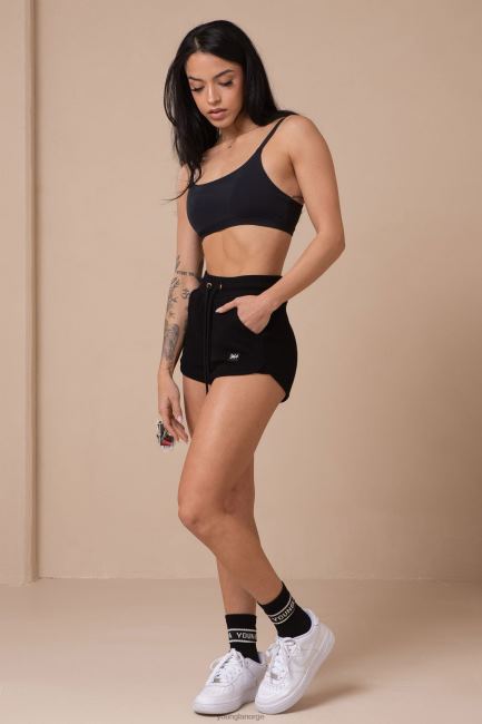 YoungLA kvinner w113 fersken shorts klær H4N2T1101 elfenbein