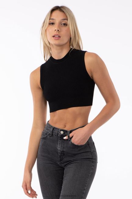 YoungLA kvinner w301 contour ribbet tank klær H4N2T1048 brun