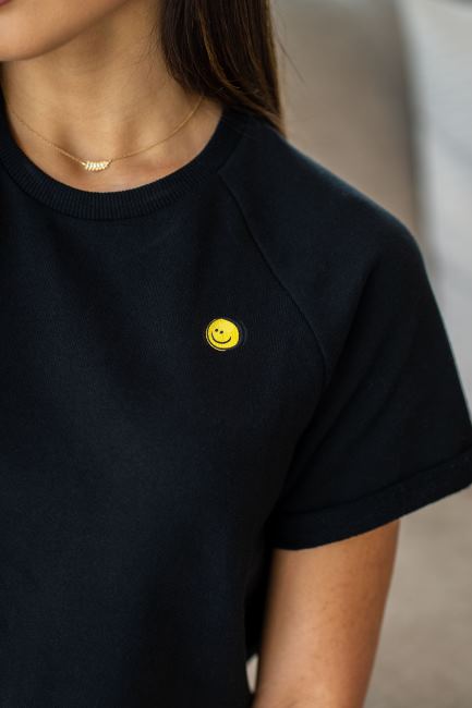 YoungLA kvinner w411 raglan cropped t-skjorte klær H4N2T1055 blågrønn