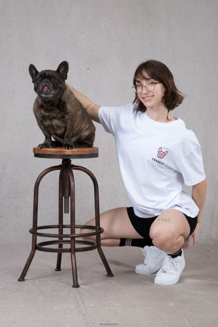 YoungLA kvinner w417 iggy oversized t-skjorte klær H4N2T1056 grønn vask