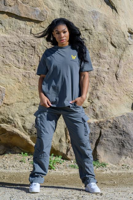 YoungLA kvinner w417 iggy oversized t-skjorte klær H4N2T1059 hvit