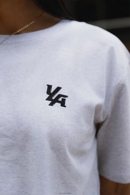 YoungLA kvinner w421 trippy oversized t-skjorte klær H4N2T1080 svart