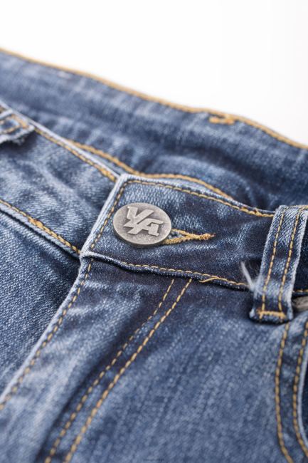 YoungLA menn 607 skreddersydde jeans med slim fit klær H4N2T746 svart vask