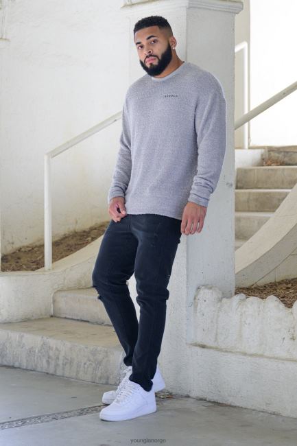 YoungLA menn 607 skreddersydde jeans med slim fit klær H4N2T748 marine vask