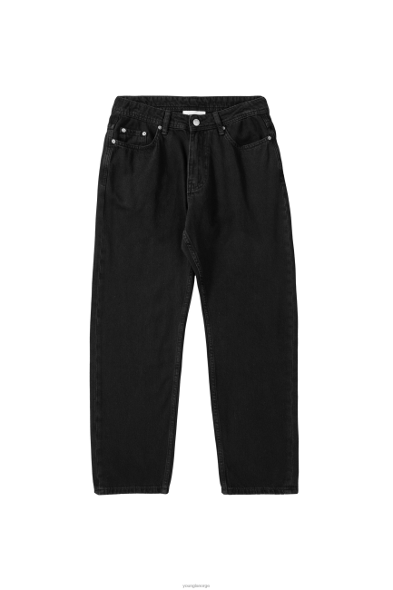YoungLA menn 609 - baggy jeans klær H4N2T754 svart vask