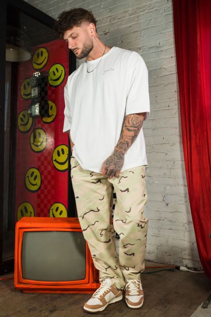 YoungLA menn 201 off the grid bukser klær H4N2T920 ørken camo