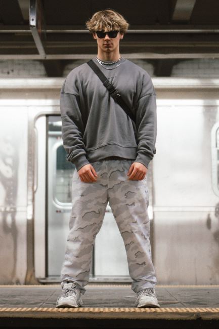 YoungLA menn 201 off the grid bukser klær H4N2T921 kaki