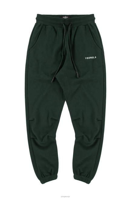 YoungLA menn 210 kick-back joggere klær H4N2T934 Skoggrønn