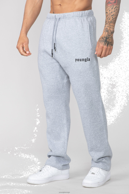 YoungLA menn 216 evig ingen mansjett svette klær H4N2T895 gråmelert