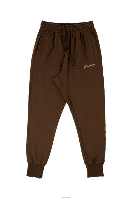 YoungLA menn 228 skyjoggere klær H4N2T874 sjokoladebrun