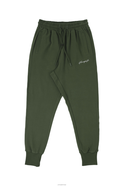 YoungLA menn 228 skyjoggere klær H4N2T875 Skoggrønn
