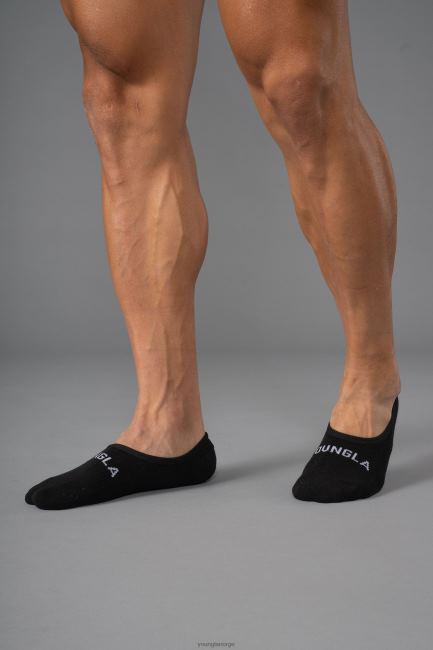 YoungLA menn 711 no show sokker 3-pakning tilbehør H4N2T992 svart