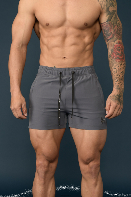 YoungLA menn 101 bodybuilding shorts klær H4N2T688 alle grå