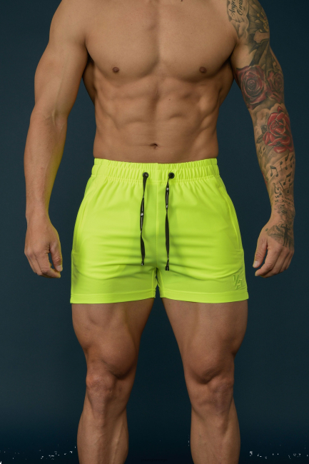 YoungLA menn 101 bodybuilding shorts klær H4N2T690 alt neon