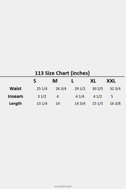 YoungLA menn 113 den perfekte korte shortsen klær H4N2T705 off-white