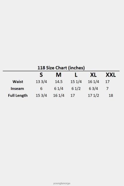 YoungLA menn 118 den perfekte shortsen klær H4N2T558 rød