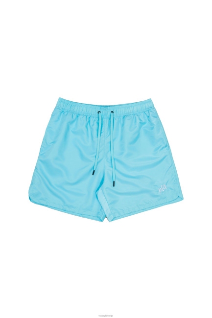 YoungLA menn 123 pastell flow shorts klær H4N2T477 pastell blå