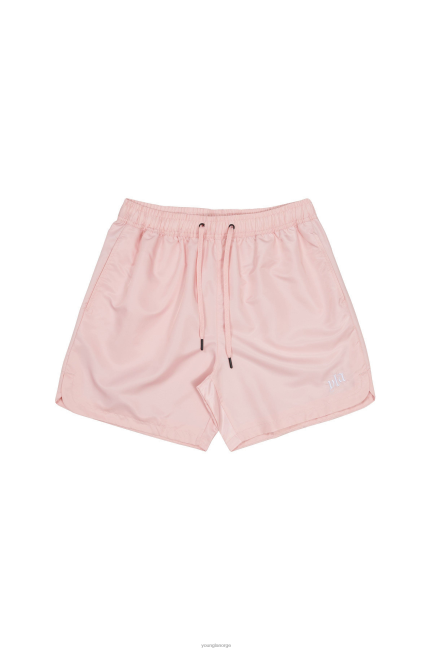 YoungLA menn 123 pastell flow shorts klær H4N2T479 pastell rosa