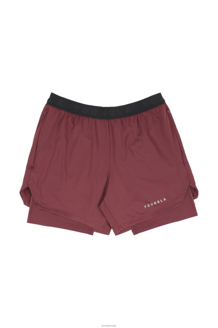 YoungLA menn 129 trilogi kompresjonshorts klær H4N2T534 brun