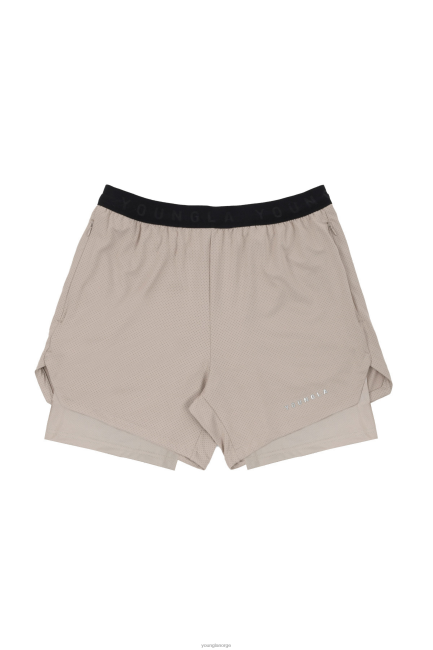 YoungLA menn 129 trilogi kompresjonshorts klær H4N2T536 tan
