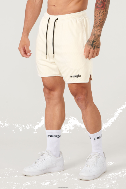 YoungLA menn 134 sett med shorts og sokker til spilletid klær H4N2T496 off-white