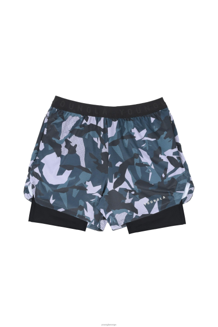 YoungLA menn 138 trilogi camo kompresjonshorts klær H4N2T726 jungel camo