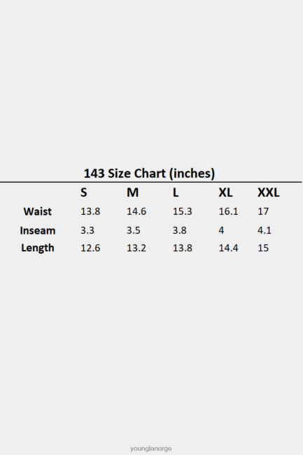 YoungLA menn 143 korte korte badeshorts klær H4N2T668 blågrønn