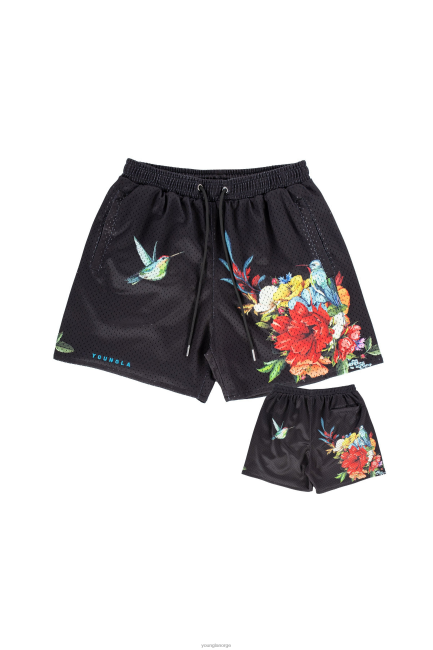 YoungLA menn 150 after party shorts klær H4N2T617 blomsterrede
