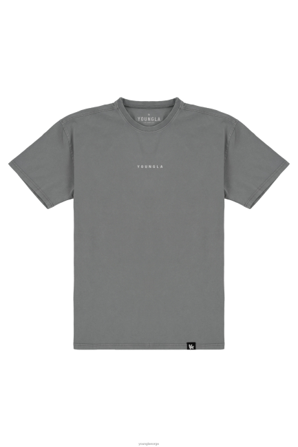 YoungLA menn 401 essensielle jacked t-skjorter klær H4N2T135 grå vask