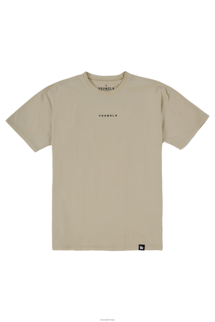YoungLA menn 401 essensielle jacked t-skjorter klær H4N2T138 sandvask