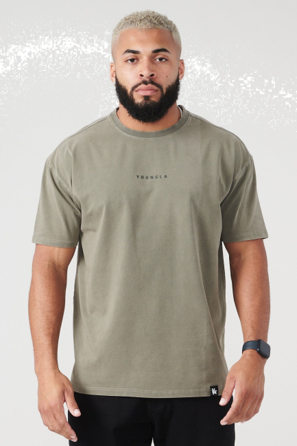 YoungLA menn 401 essensielle jacked tees sommer 23' klær H4N2T206 torvvask