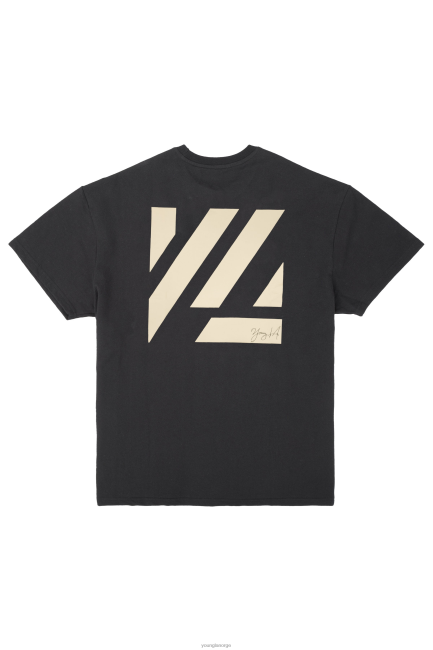 YoungLA menn 413 oversized blokkskjorter klær H4N2T258 svart