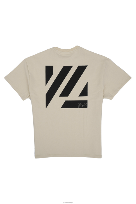 YoungLA menn 413 oversized blokkskjorter klær H4N2T259 off white