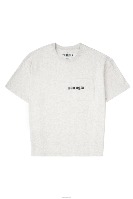 YoungLA menn 416 evige lomme-t-skjorter klær H4N2T186 havregryn