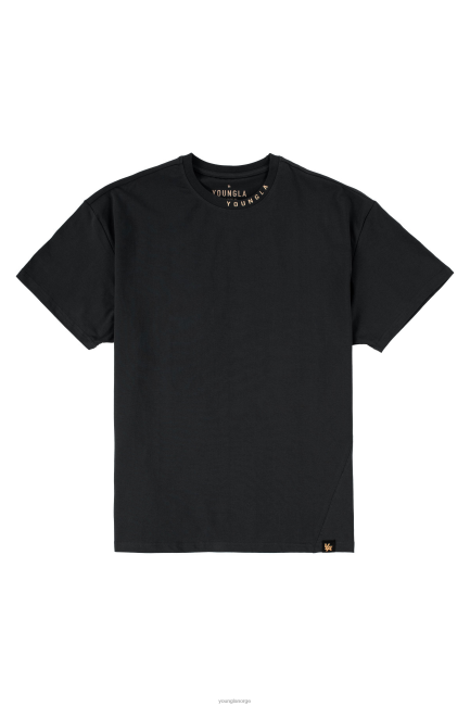 YoungLA menn 429 varemerke-t-skjorter klær H4N2T282 svart