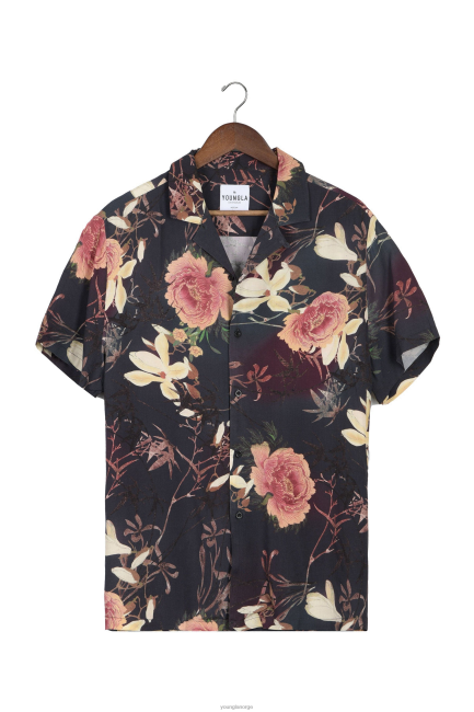 YoungLA menn 445 cabo vibez skjorter trykt klær H4N2T311 høstnetter