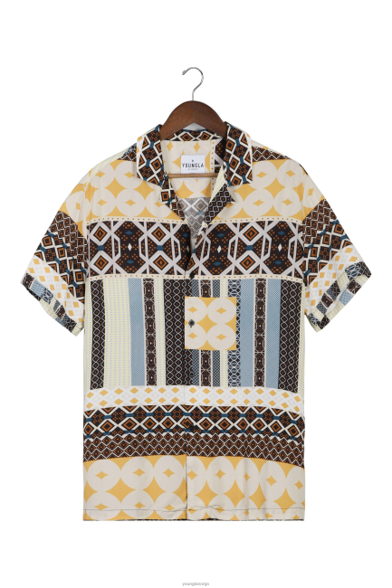 YoungLA menn 445 cabo vibez skjorter trykt klær H4N2T319 stammeturer