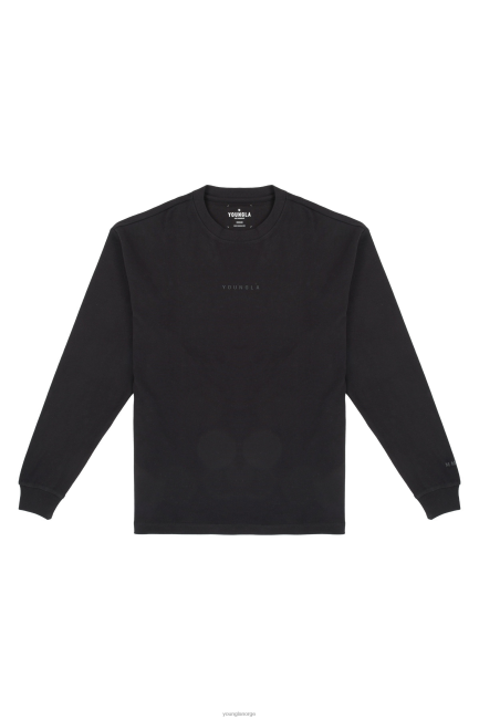 YoungLA menn 450 skyskum lange ermer klær H4N2T410 svart