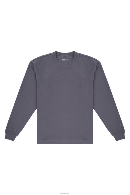 YoungLA menn 450 skyskum lange ermer klær H4N2T420 nardo grå