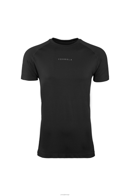 YoungLA menn 454 new gen kompresjons-t-skjorte klær H4N2T377 svart